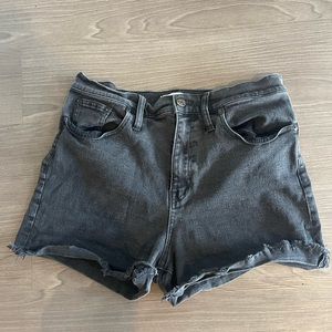 Madewell Black Denim Shorts